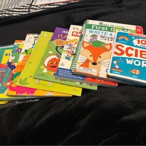 📚 Kids Learning & Activity Book Bundle – 10+ Titles | Preschool to 1st Grade